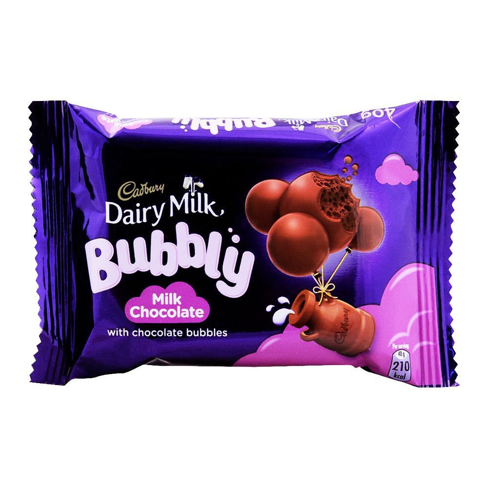 Cadbury Dairy Milk Bubbly 40Gm Jalal Sons Lahore