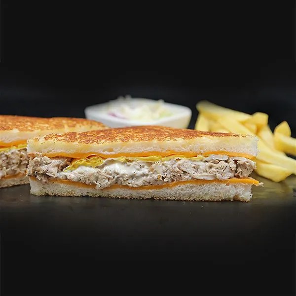 Panini Chicken Cheese & Egg Sandwich Salt n Pepper Express