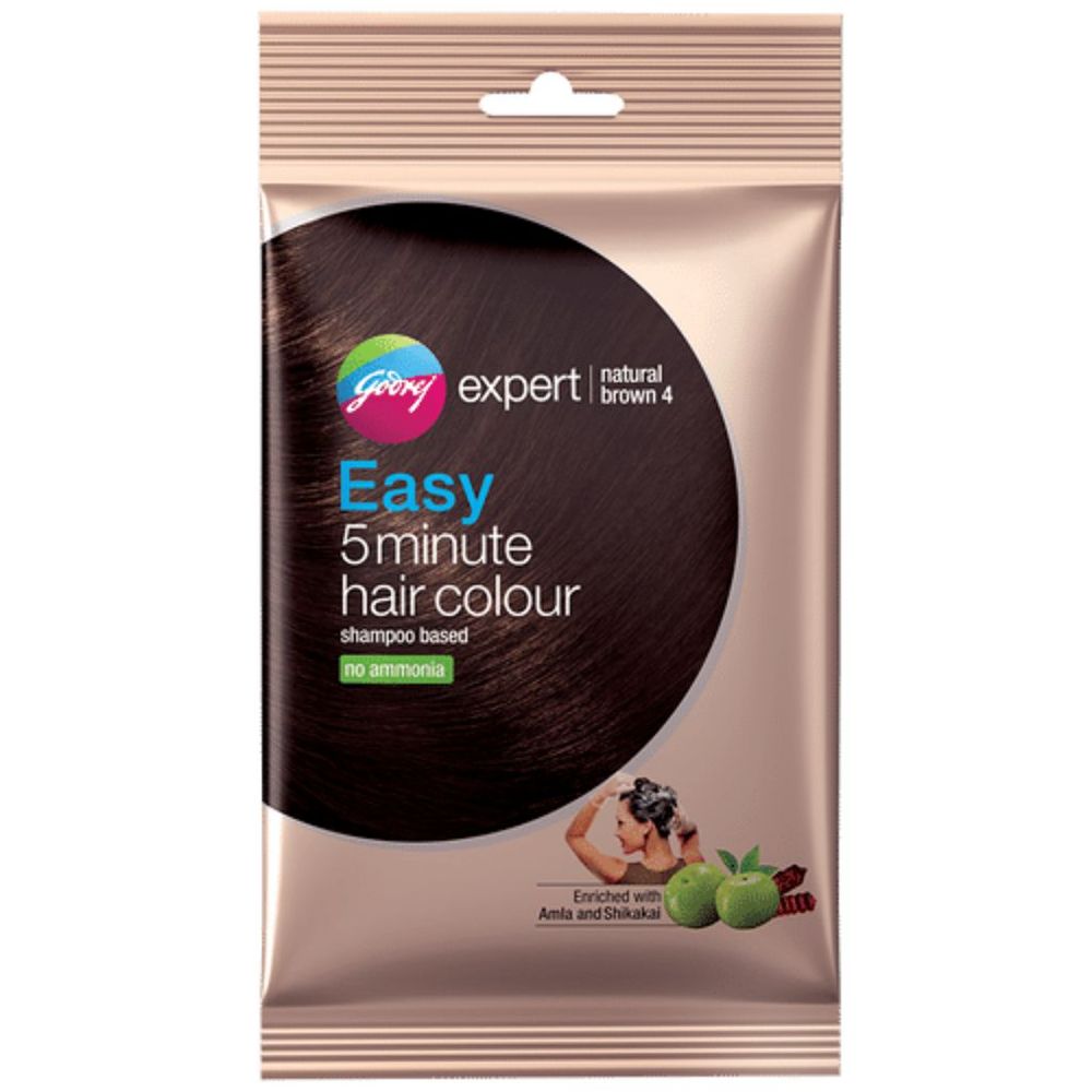 Buy Godrej Shampoo Hair Color Brown Tezmart