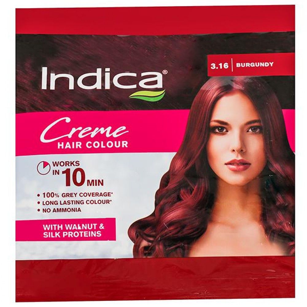 Buy Indica Hair Color Burgundy Tezmart