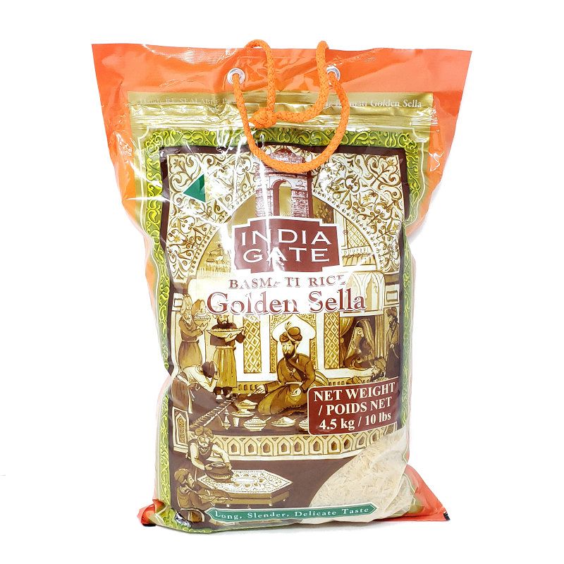 India Gate Golden Sella Basmati 10Lb Iqbal Foods Inc