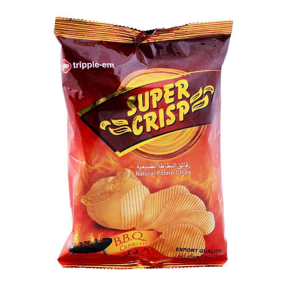 Super Crisp Chips Bbq 18Gm Jalal Sons Lahore
