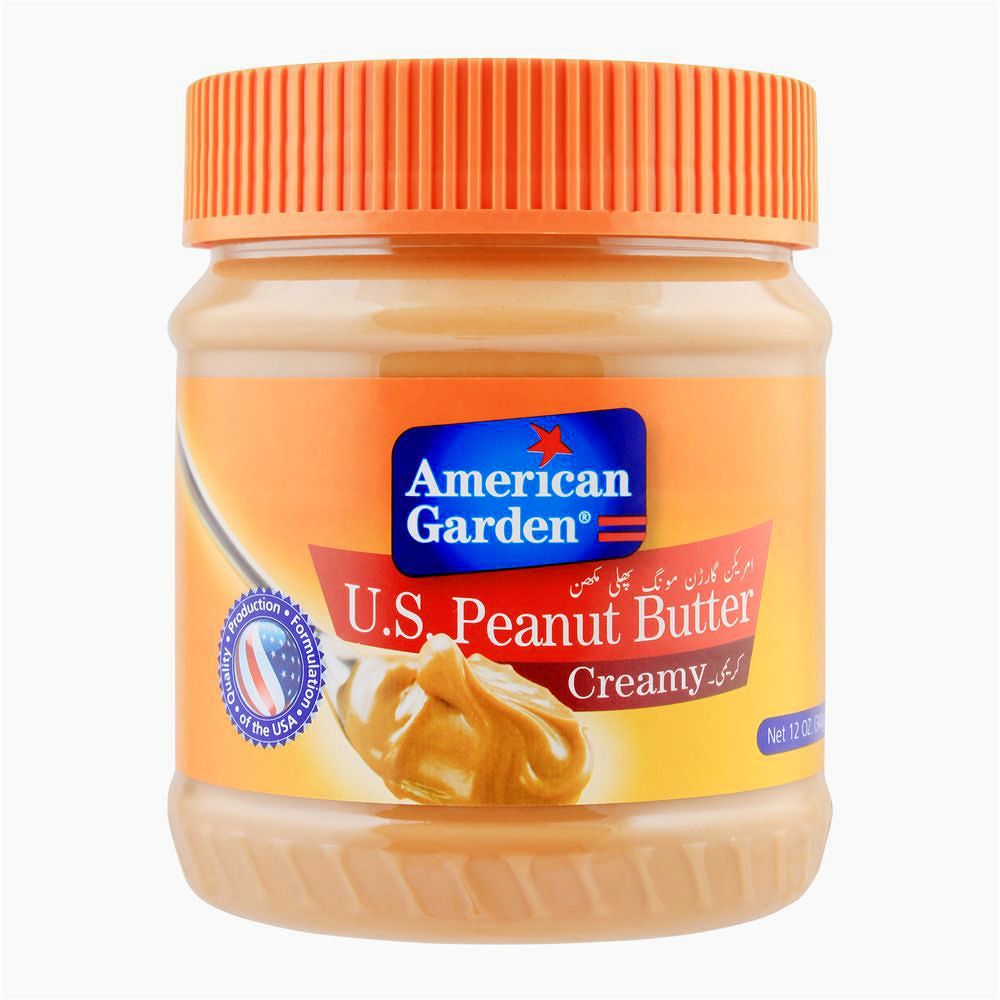 American Garden Peanut Butter Creamy 340G Jalal Sons Lahore