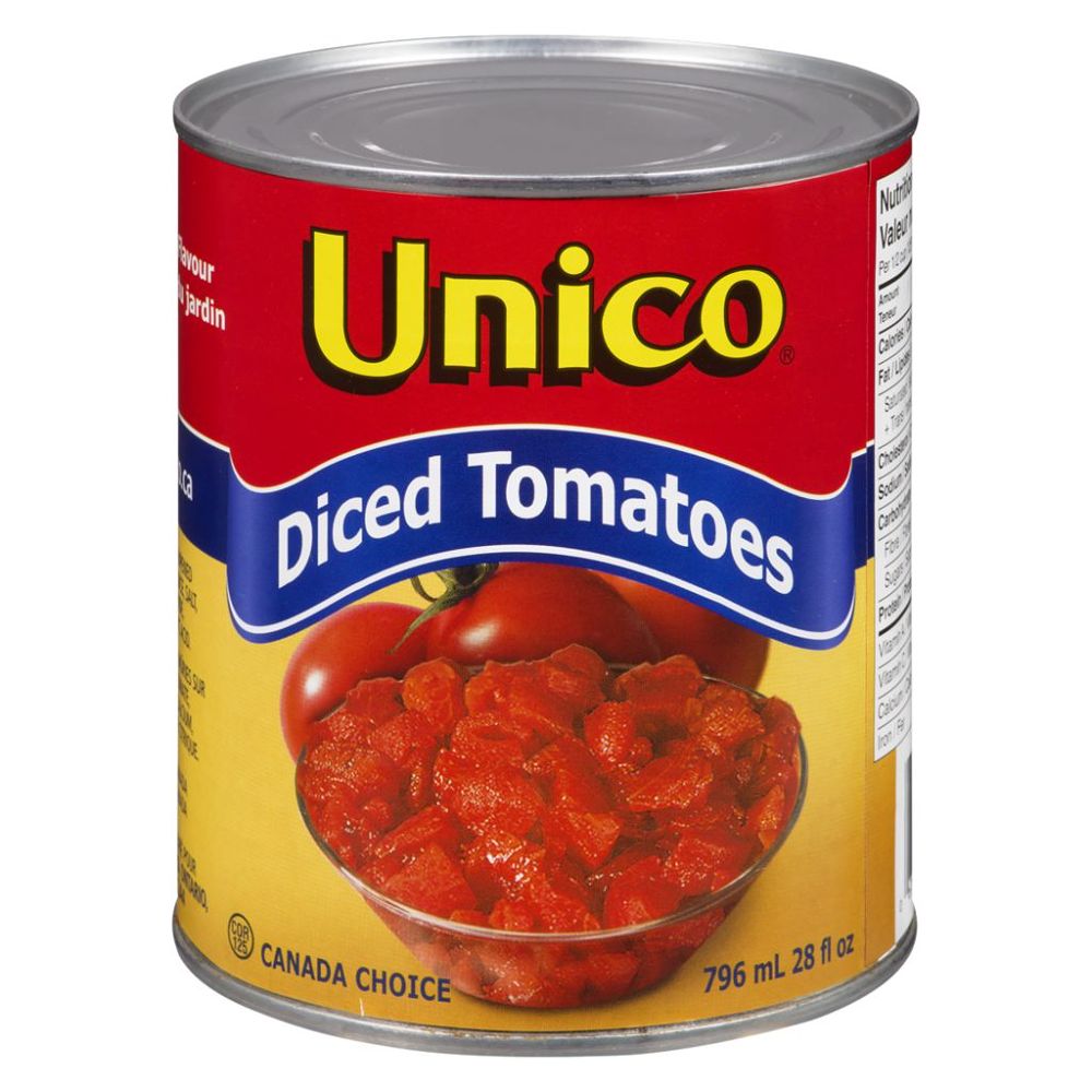 Unico Tomato Diced 796 ml Iqbal Foods Inc