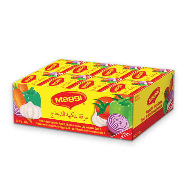 Maggi Vegetable Stock Cubes 18g*24 Iqbal Foods Inc