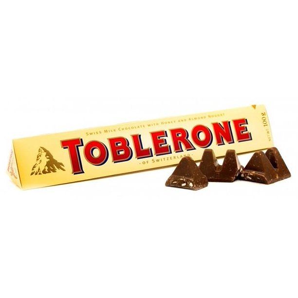 Toblerone Milk Chocolate 100Gm Jalal Sons Lahore