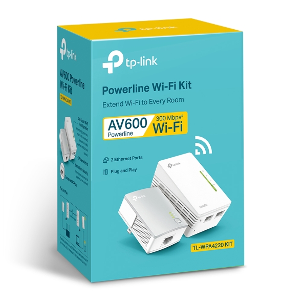 TPLink AV600 Powerline Adapter Plug&Play, Power Saving, Nano