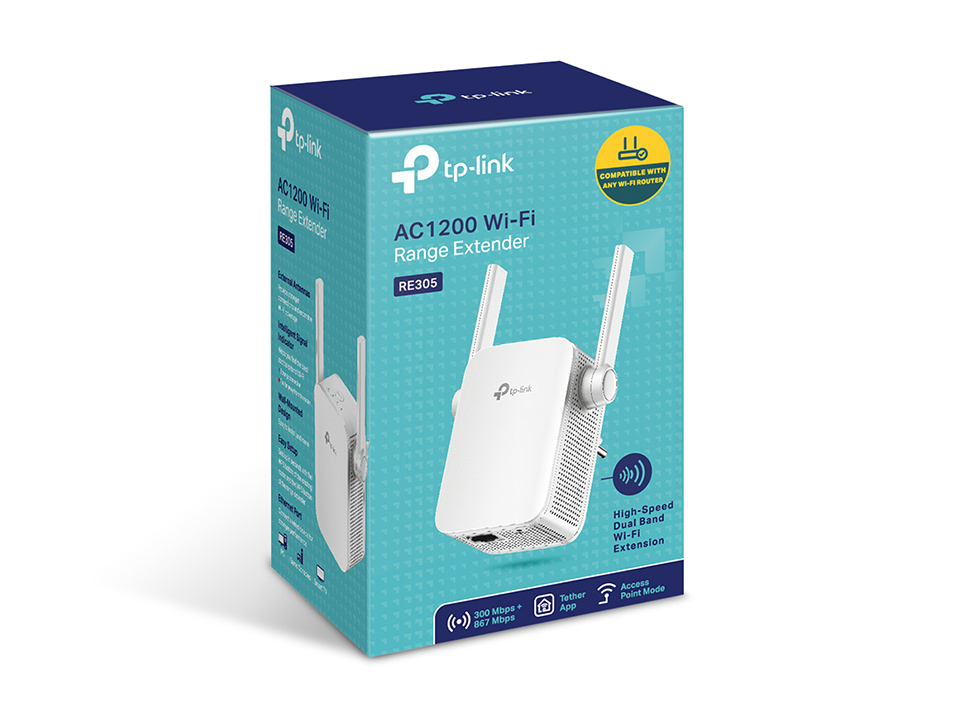 RE305 AC1200 WiFi Range Extender TPLink Italia