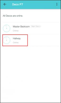 Restart Deco WiFi from App
