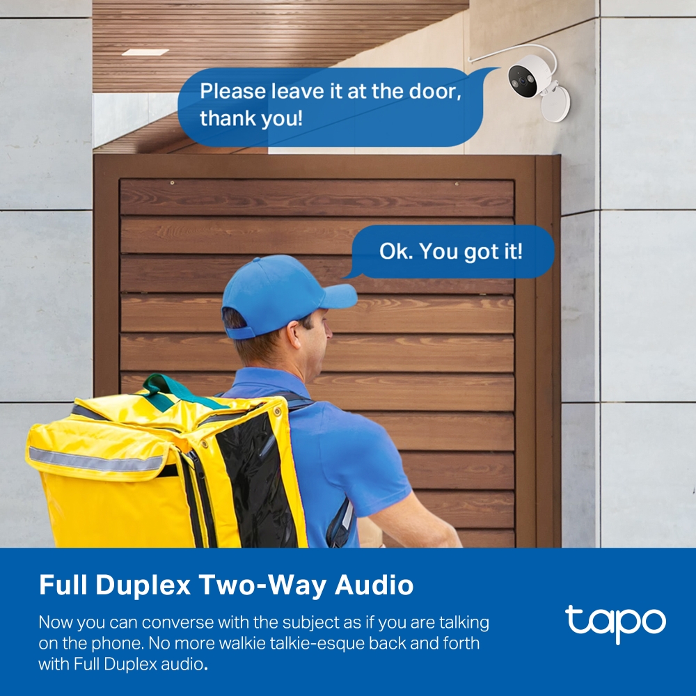 Tapo C120 | Tapo Indoor/Outdoor Wi-Fi Home Security Camera | TP-Link