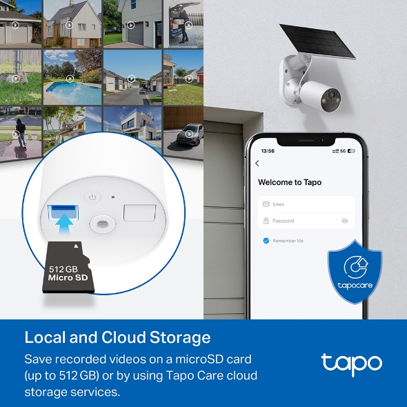 Tapo C410 KIT | Telecamera Smart Wire-Free Indoor/Outdoor con pannello