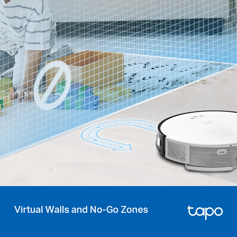 Tapo RV20 Mop Plus MagSlim™ LiDAR Navigation Robot Vacuum & Mop+