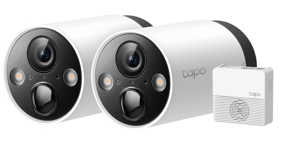 Tapo C420S2 | Smart Wire-Free Security Camera System, 2-Camera System