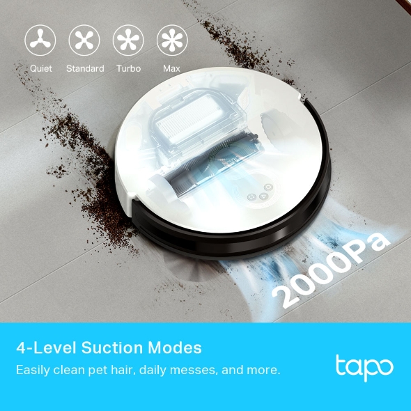 Tapo RV10 Plus Robot Vacuum & Mop + Smart AutoEmpty Dock TPLink