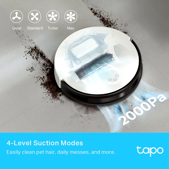 Tapo RV10 Plus Robot Vacuum & Mop + Smart AutoEmpty Dock TPLink