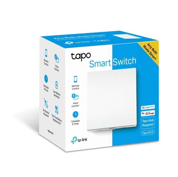 Tapo S210 | Smart Light Switch, 1-Gang 1-Way | Tapo