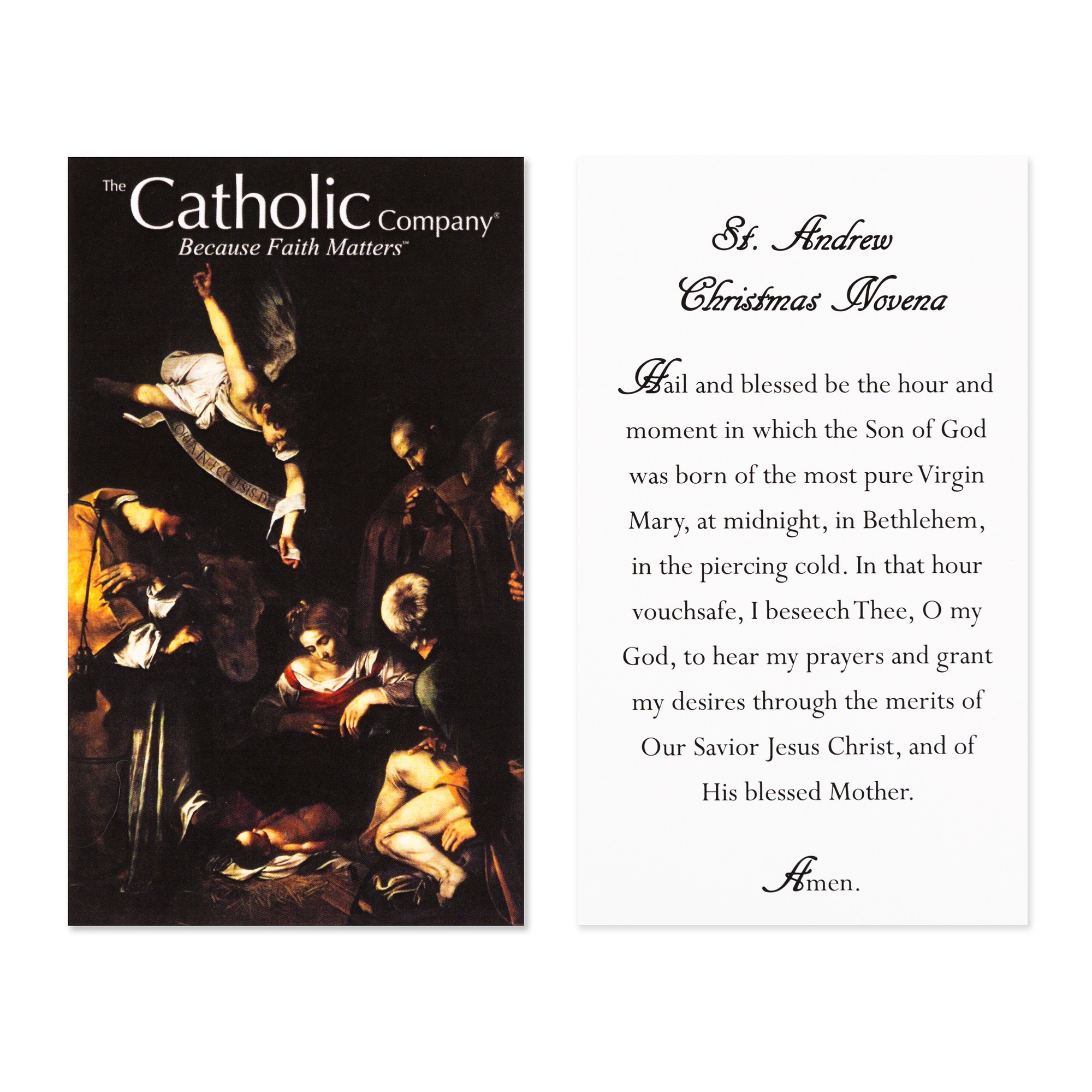 Saint Andrew Prayer Card The Catholic Company®