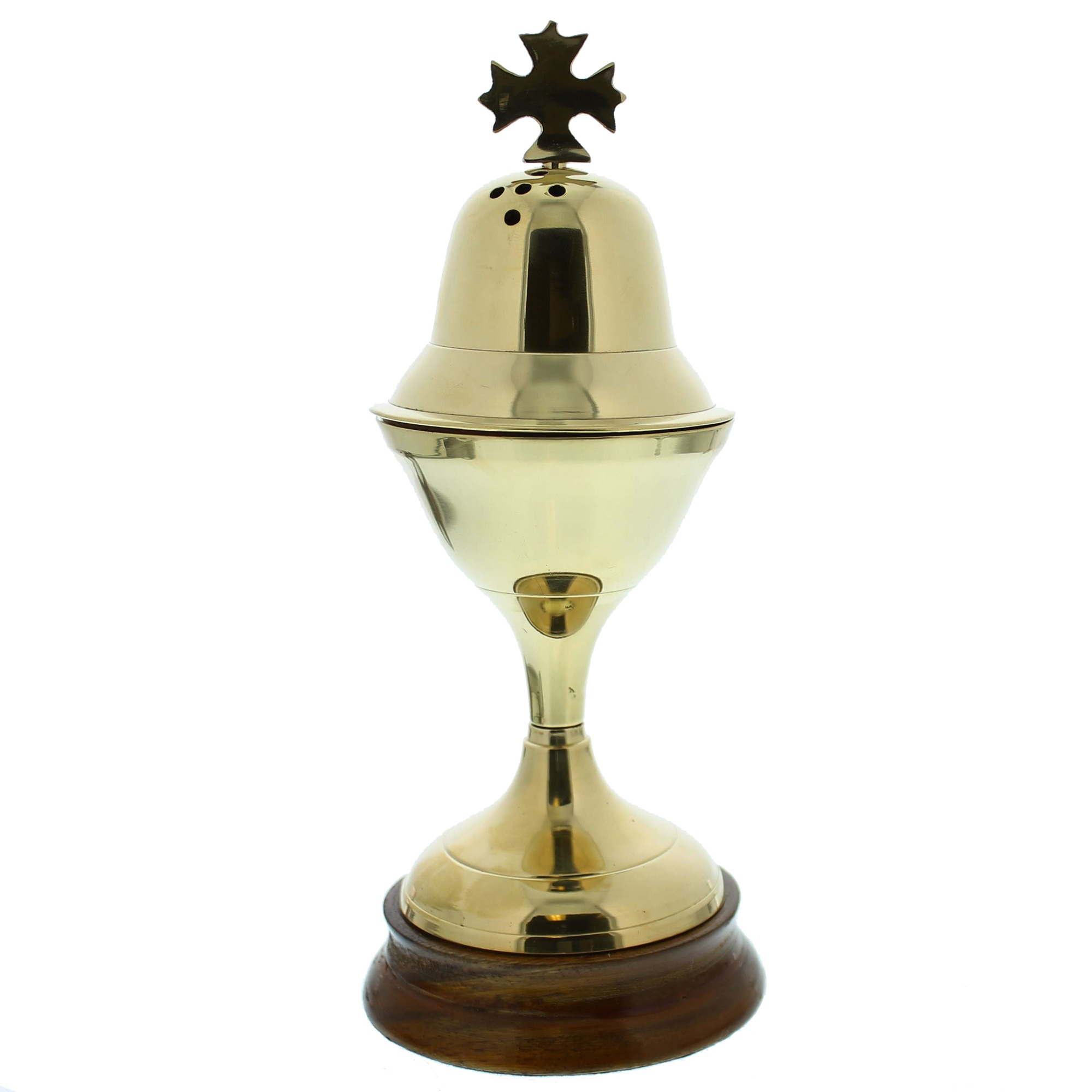 Incense Burner w/ Wood Base The Catholic Company®
