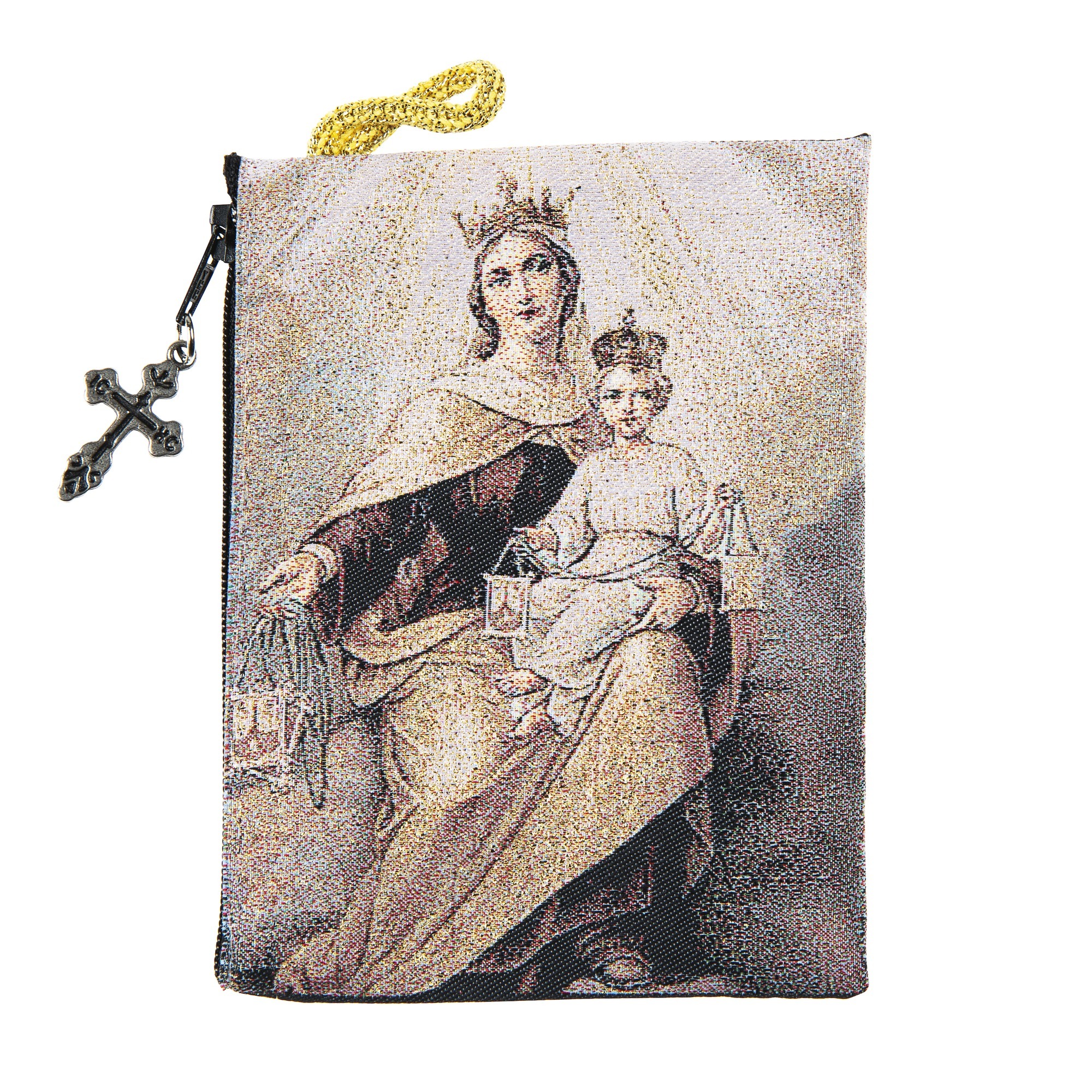 Our Lady of Mt. Carmel & Child Rosary Pouch The Catholic Company®