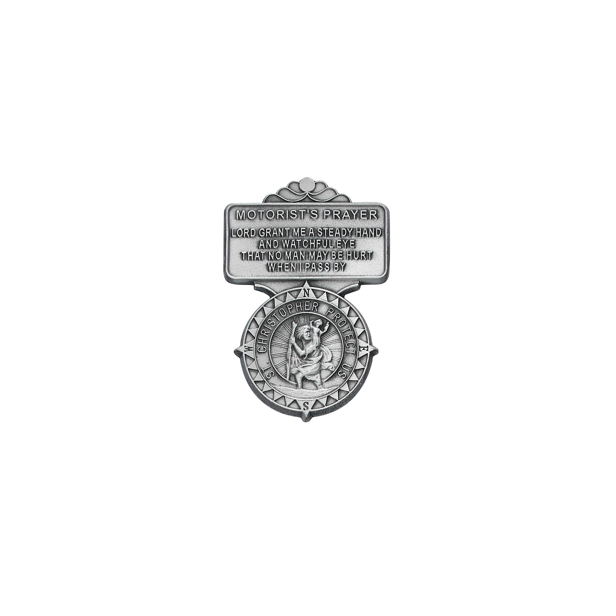 Motorist Prayer Visor Clip The Catholic Company®