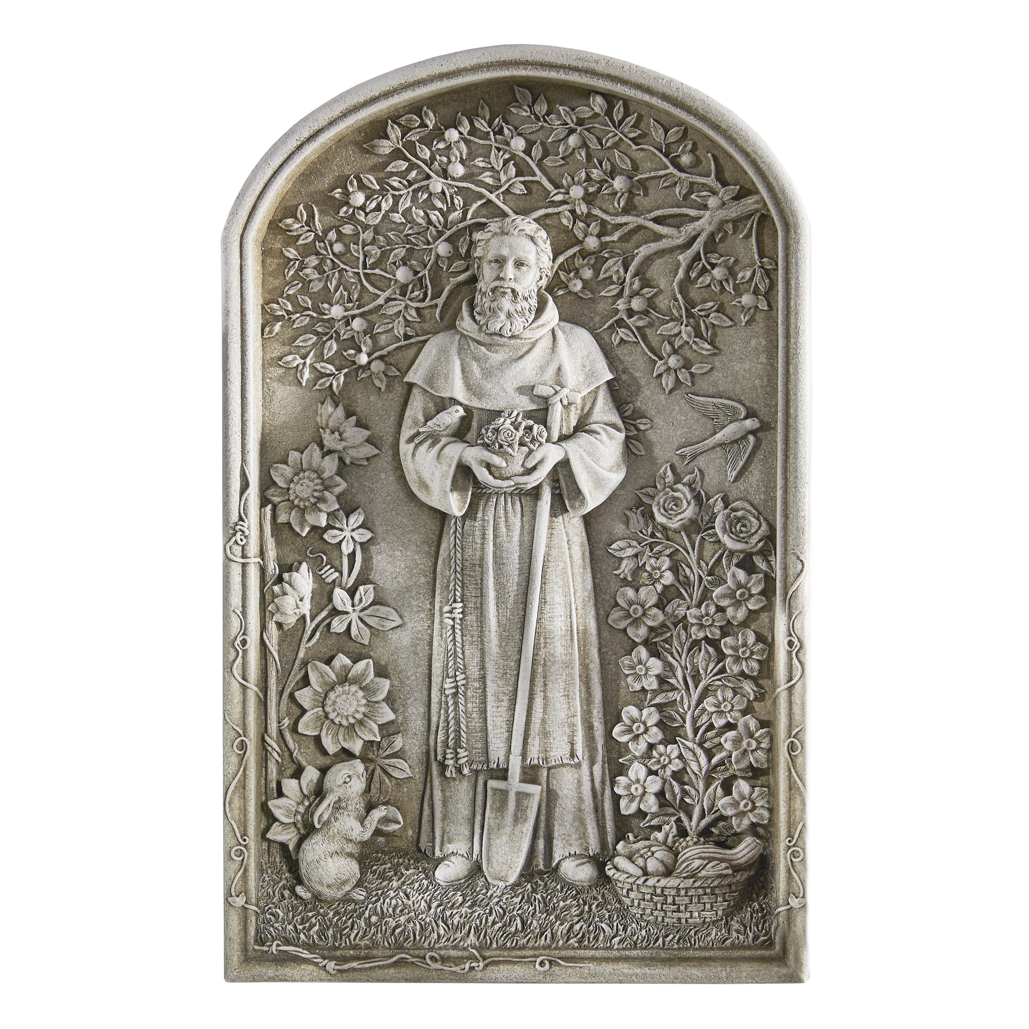 St. Fiacre Garden Plaque, 12" The Catholic Company®