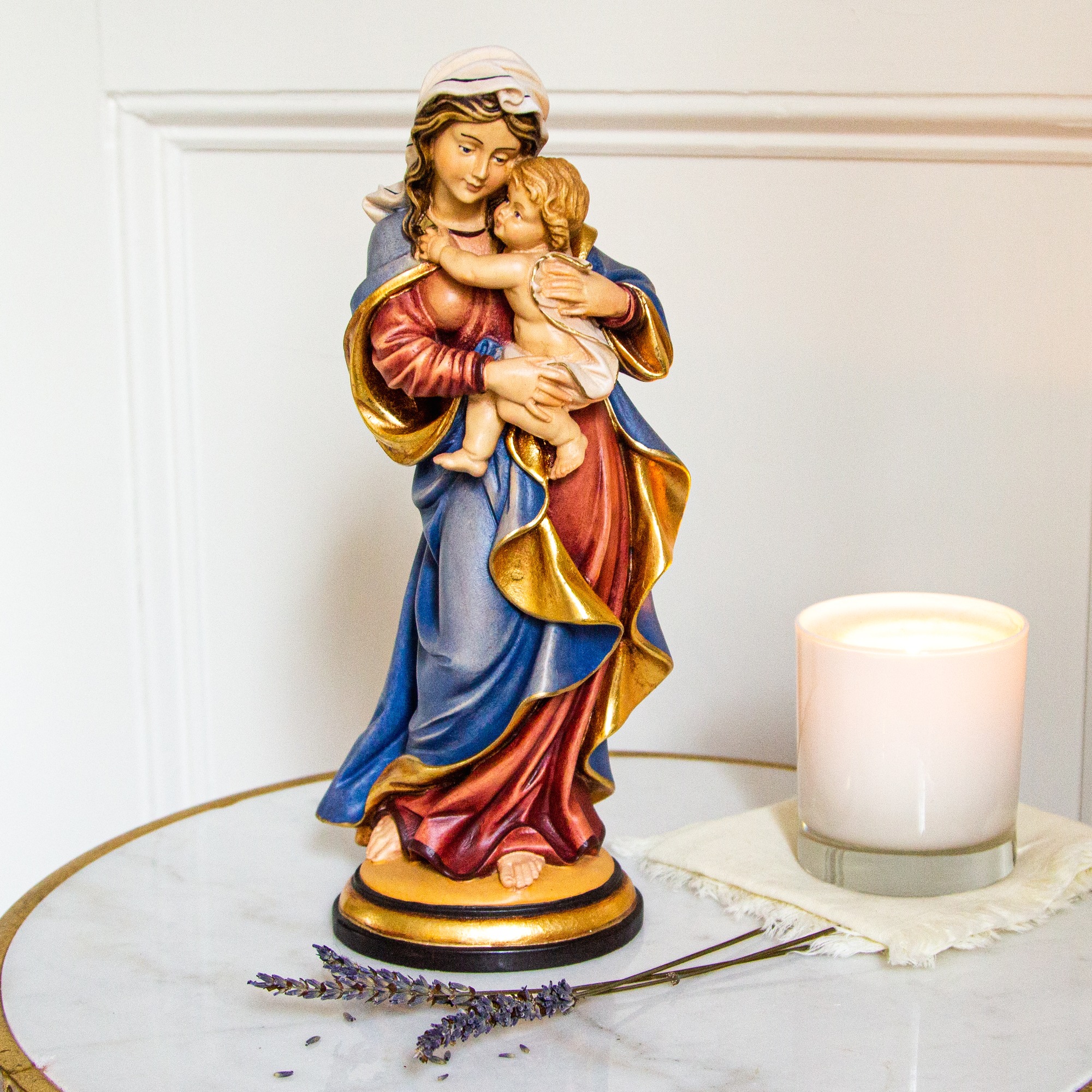 Raffaelo's Madonna Italian Wood Statue 12" The Catholic Company®