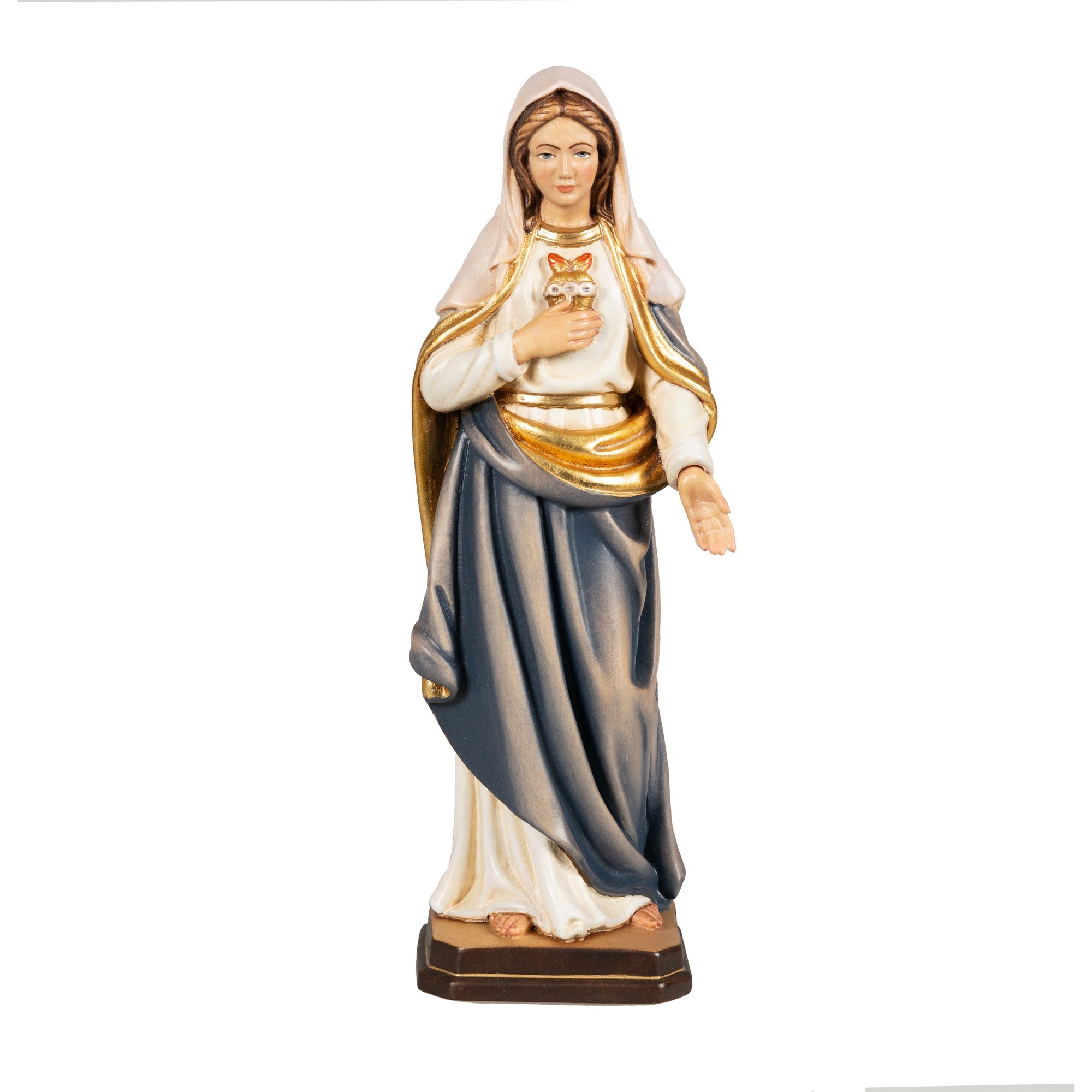 Immaculate Heart of Mary Italian Wood Statue 12" The Catholic Company®