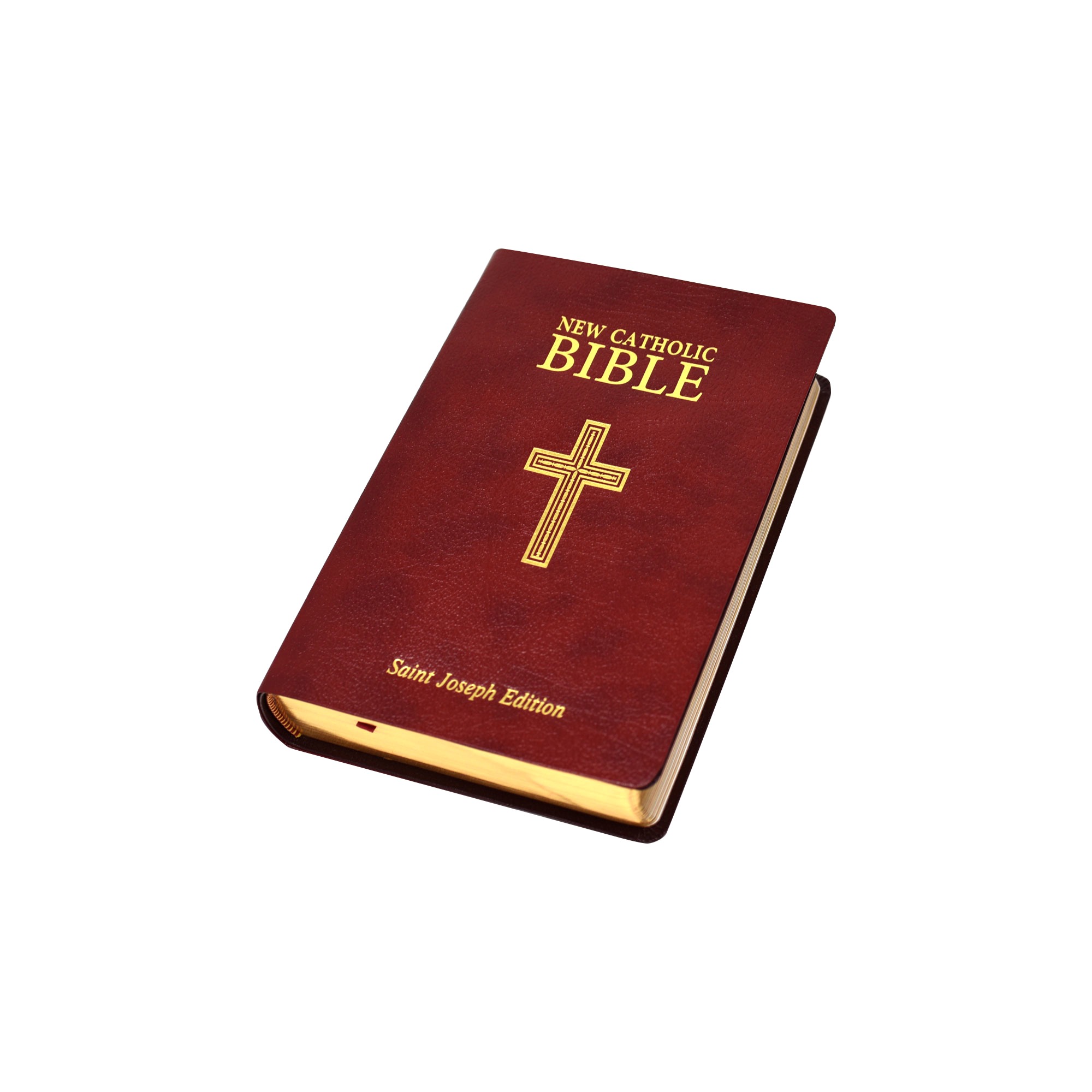 St. Joseph New Catholic Bible Burgundy Leather (Personal Size) The