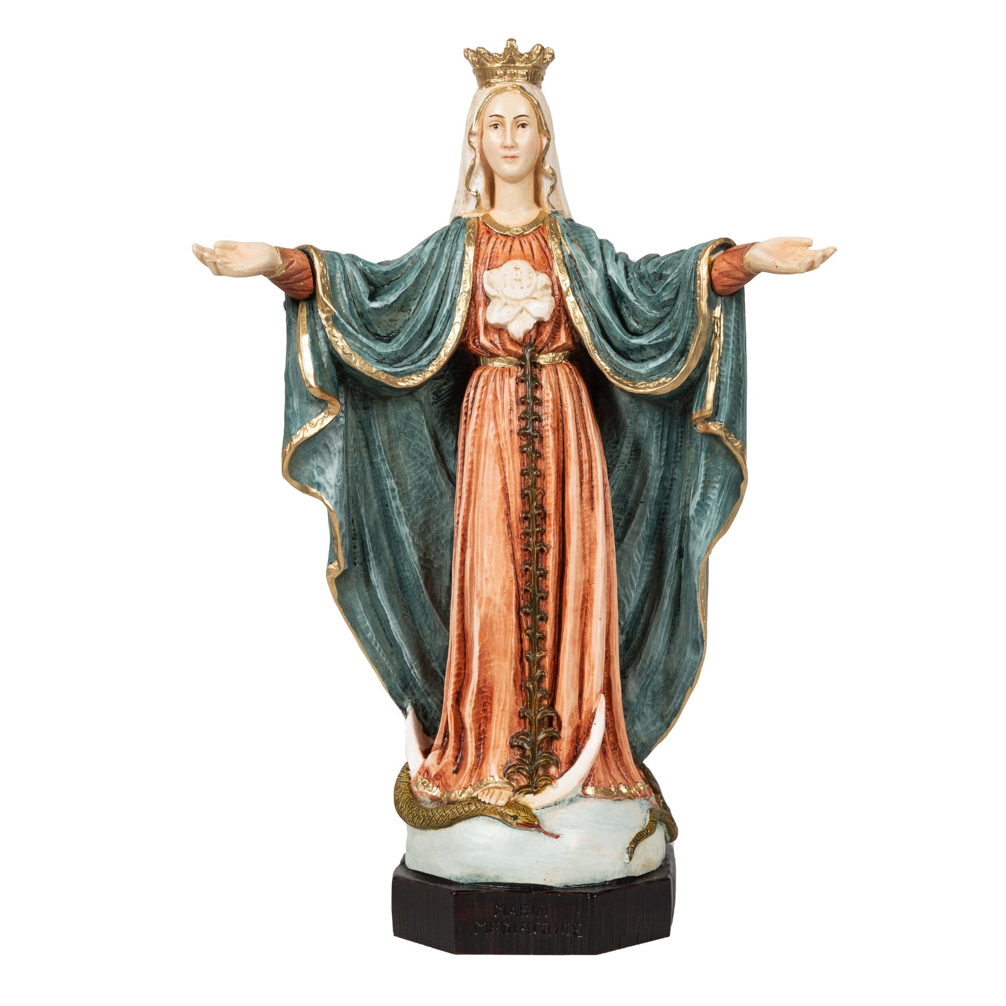 Italian Mary Mediatrix of All Graces Statue 12.5 " The Catholic