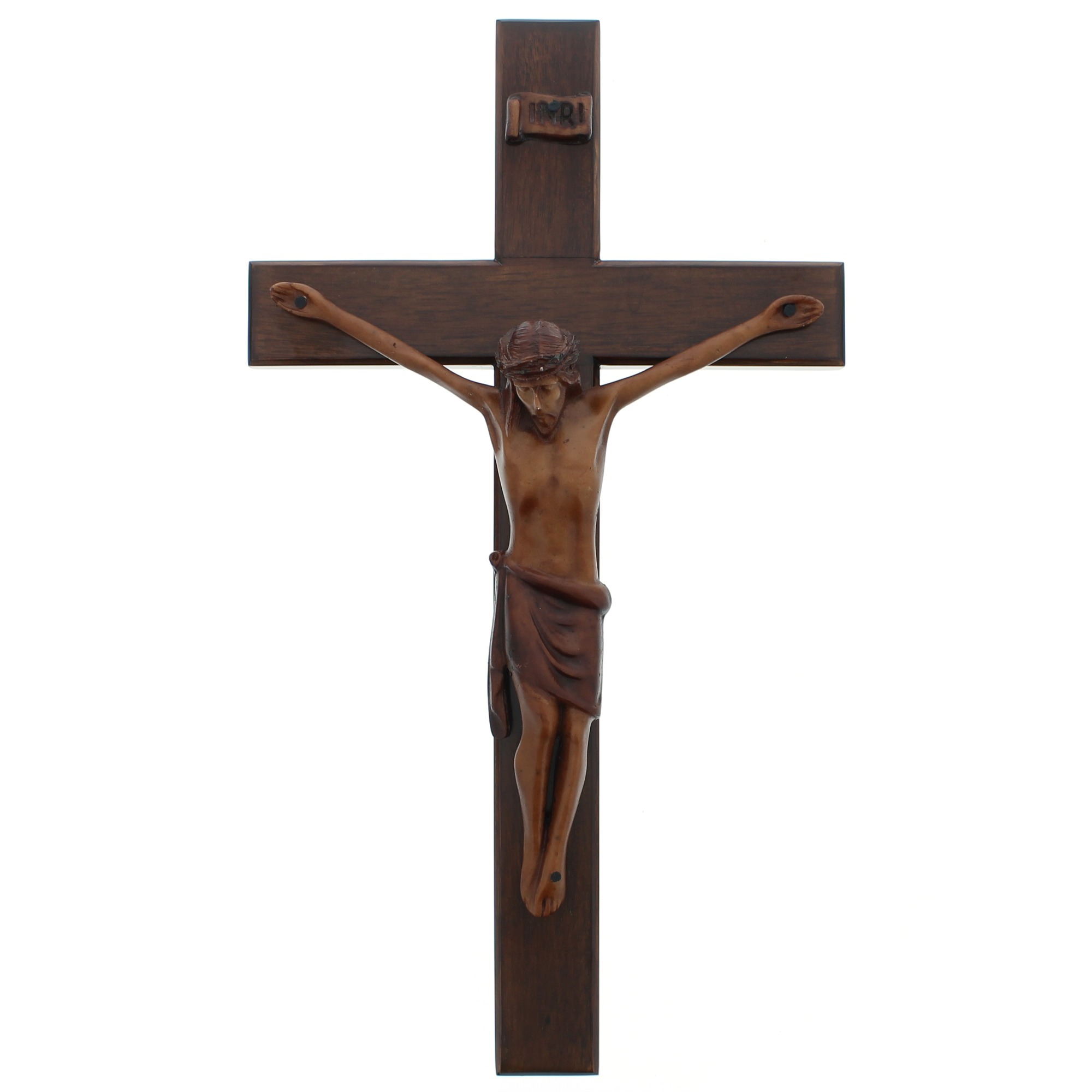 Mahogany Wall Crucifix 16" The Catholic Company®