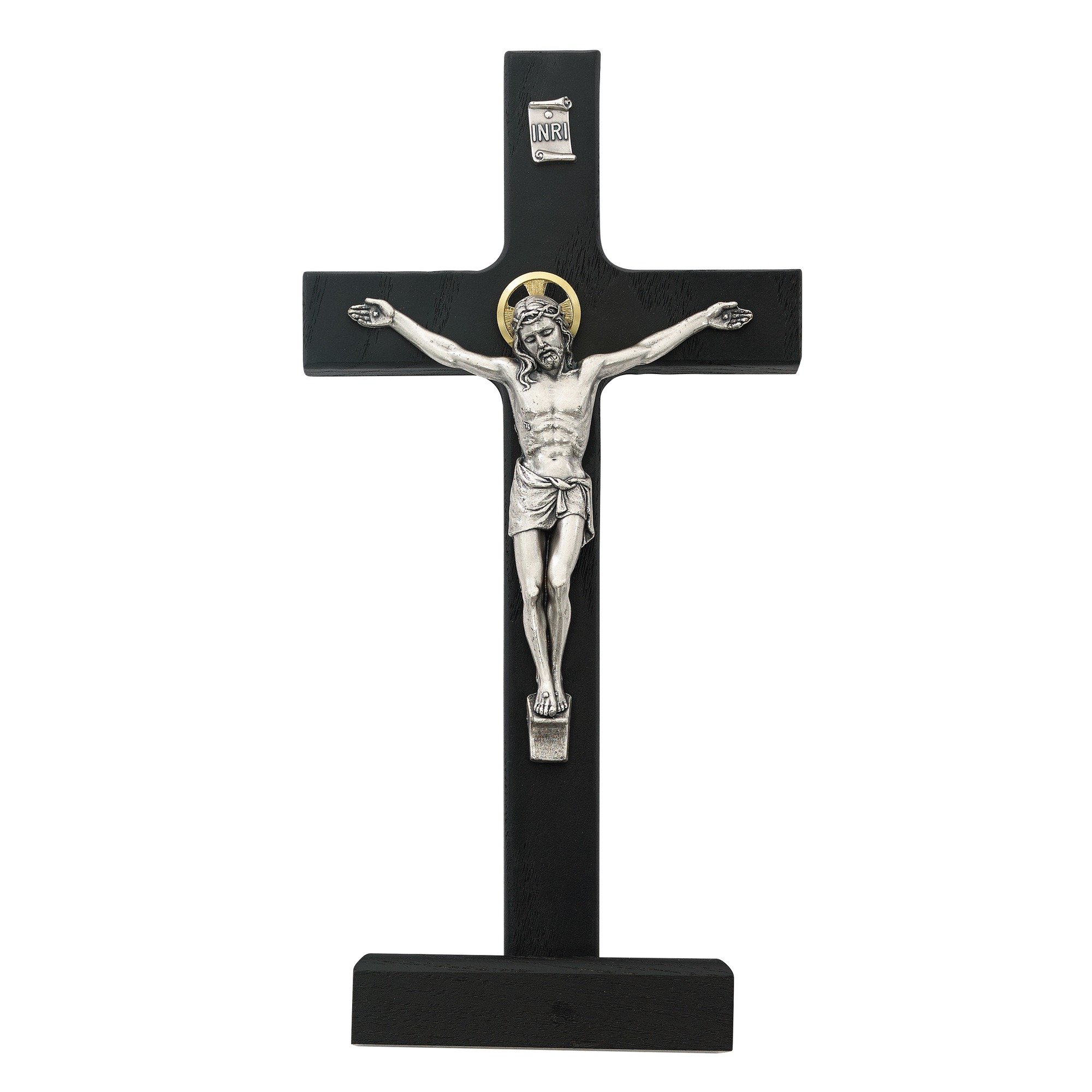 Black Standing Crucifix 8" The Catholic Company®