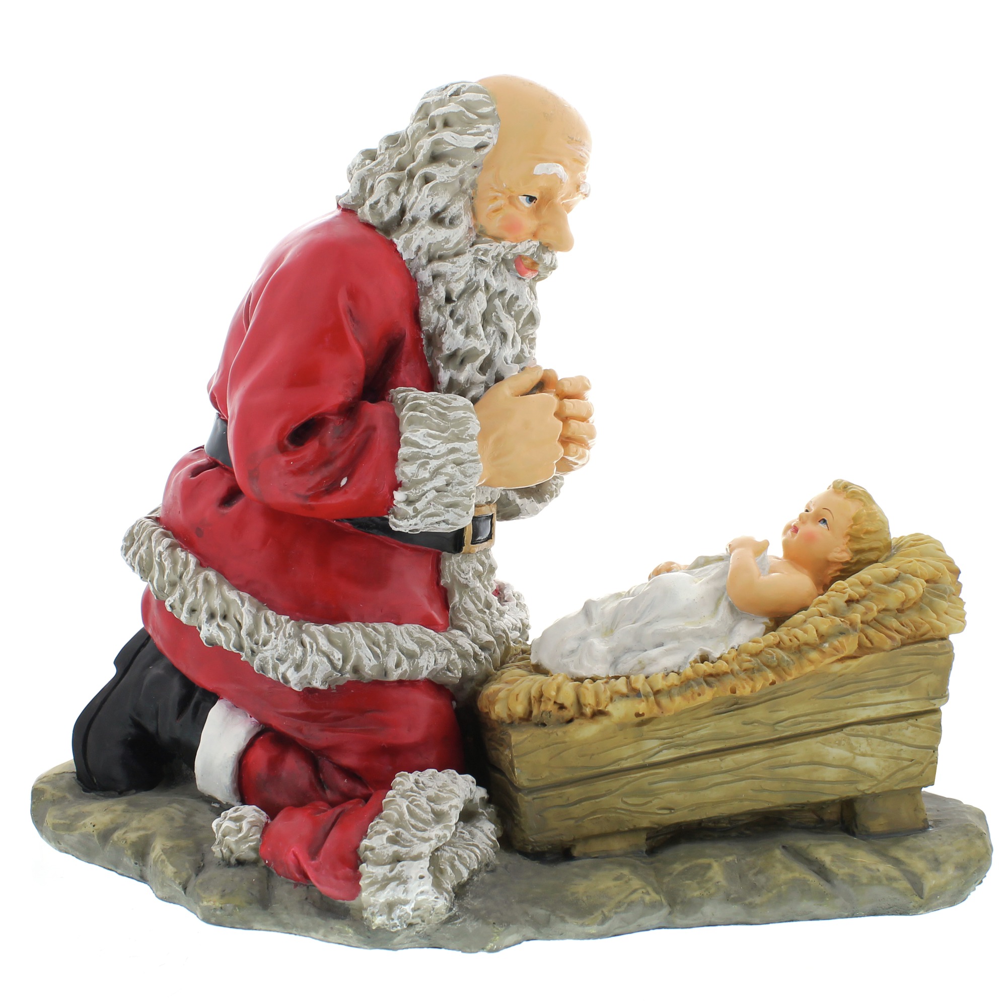Kneeling Santa Figure 12" The Catholic Company®