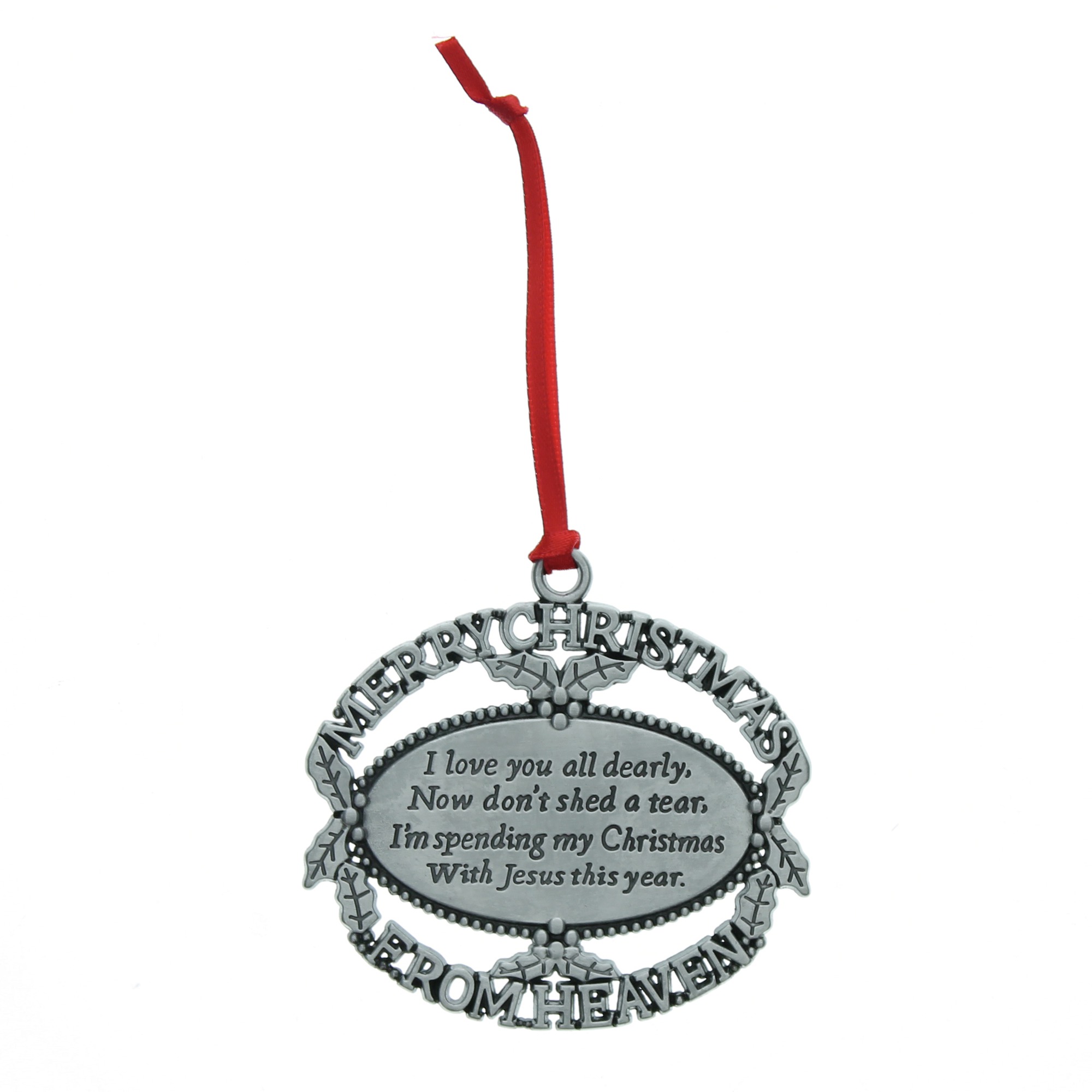 Merry Christmas From Heaven Ornament Merry Christmas From Heaven Ornament and Bookmark The Catholic Company®