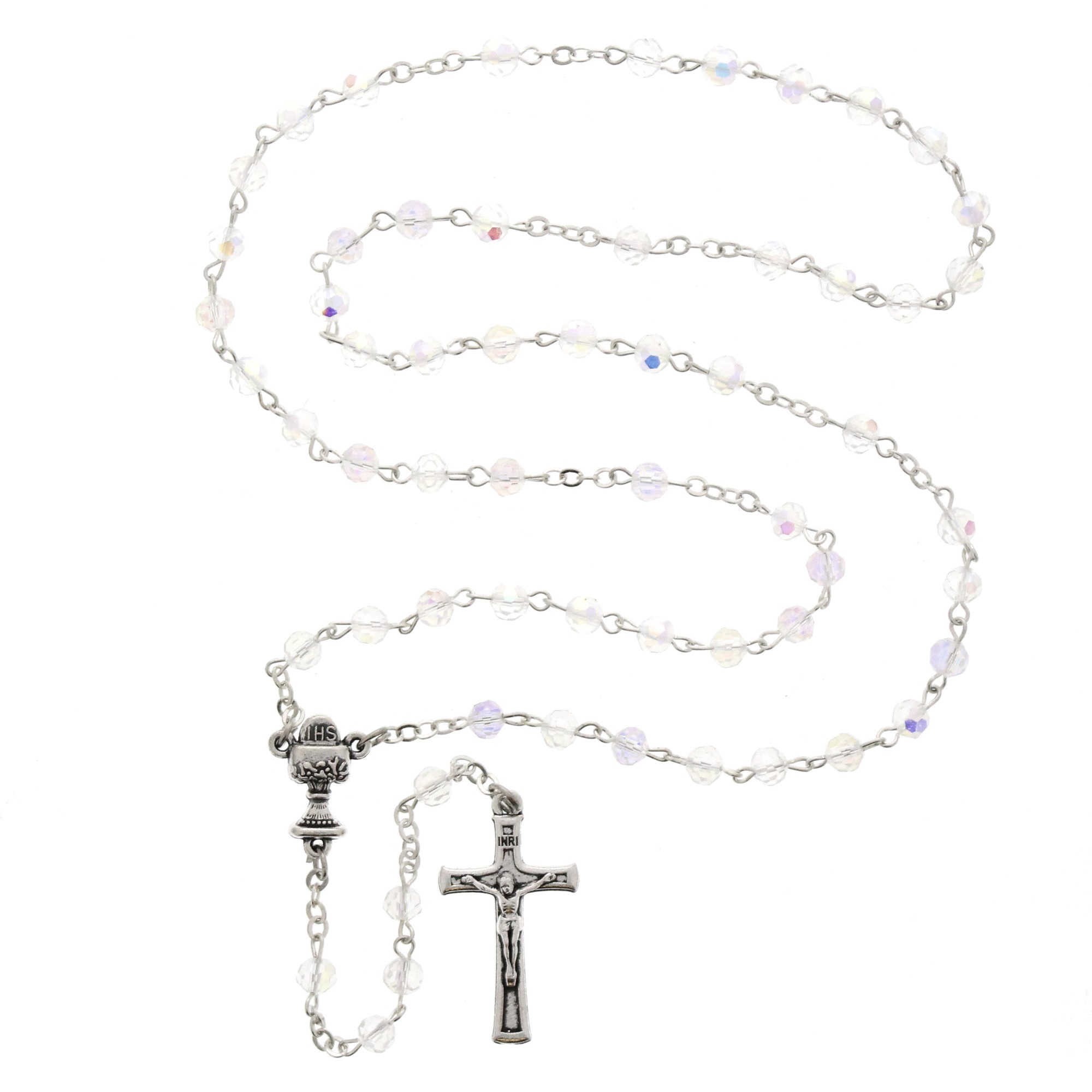First Communion Crystal Rosary and Keepsake Box The Catholic Company®