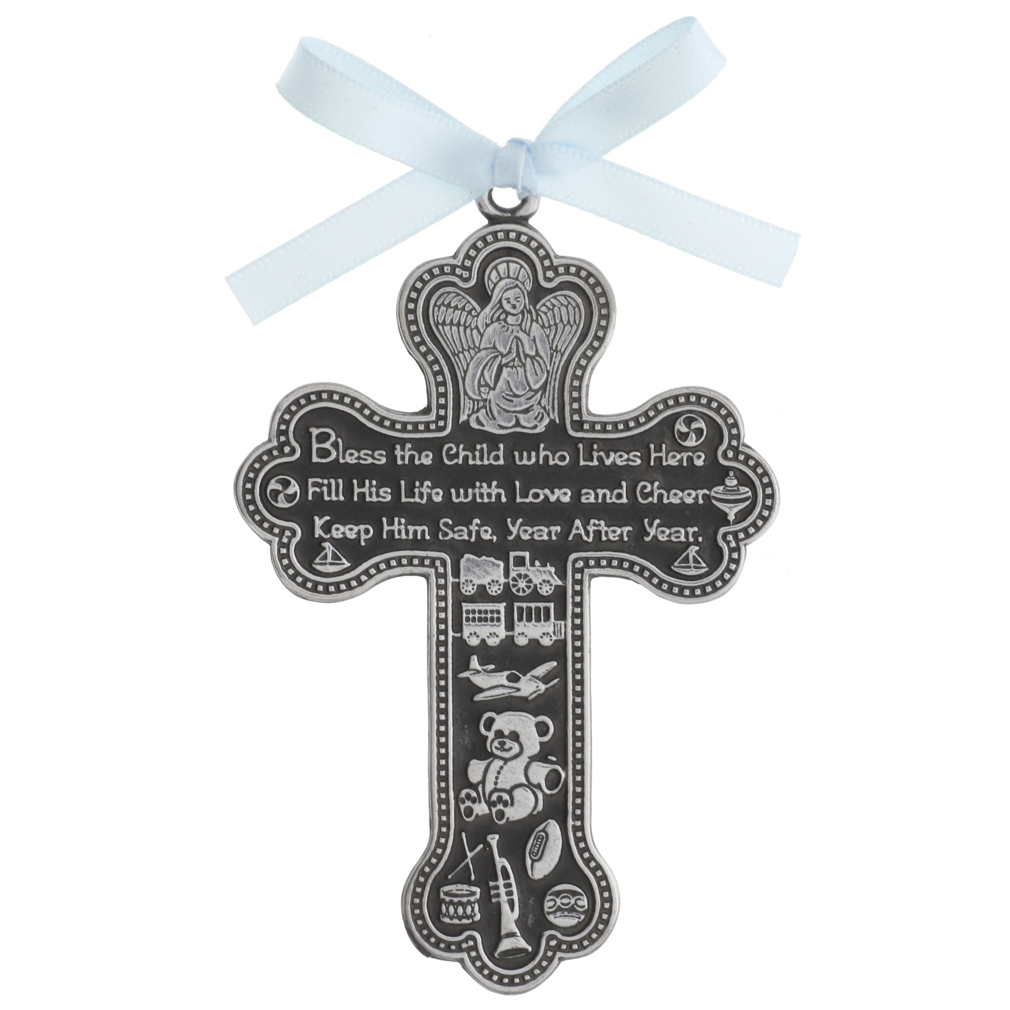 Boy's Guardian Angel Crib Cross The Catholic Company®