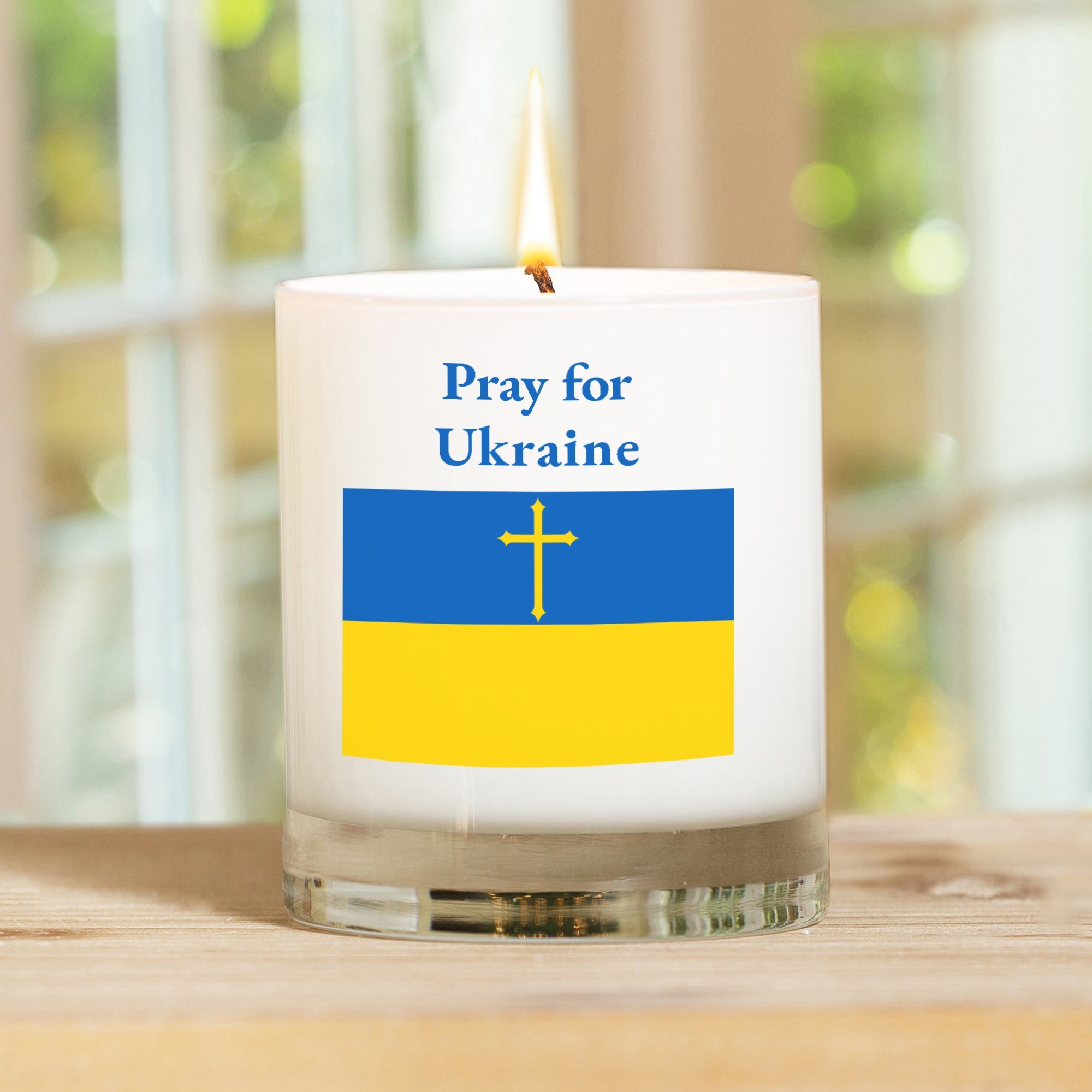 Pray for Ukraine Candle The Catholic Company®