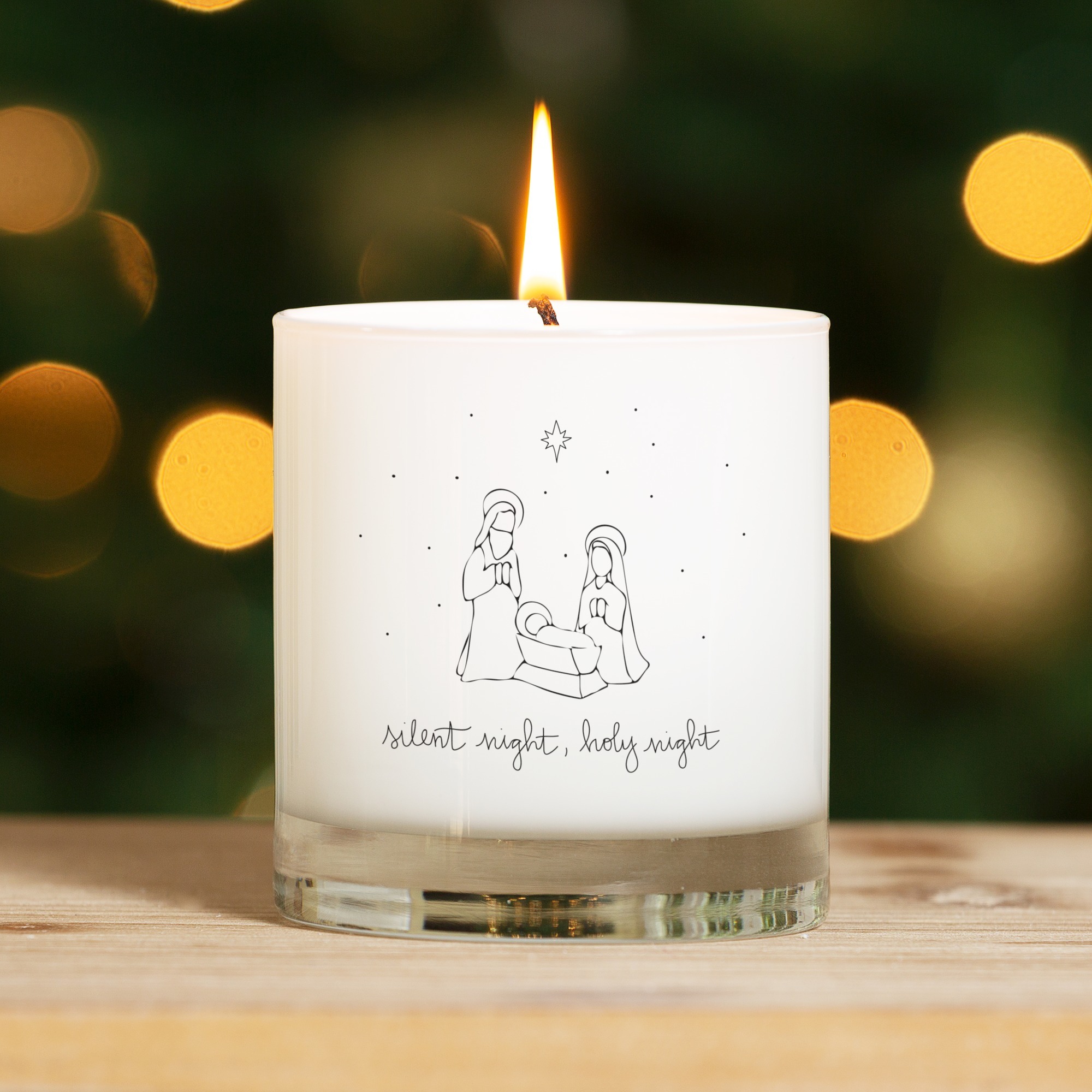 Silent Night Christmas Candle The Catholic Company®