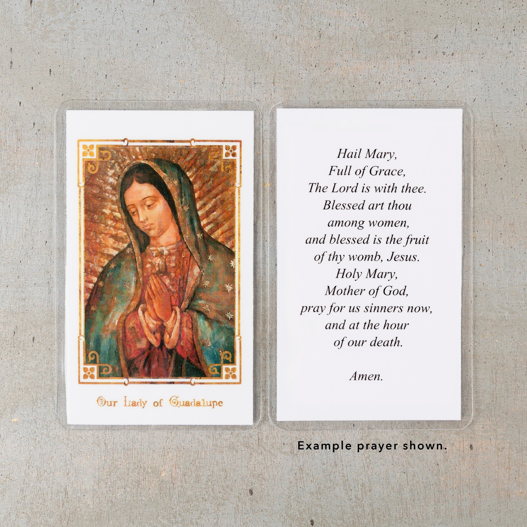 Classic Our Lady of Guadalupe Prayer Card The Catholic Company®