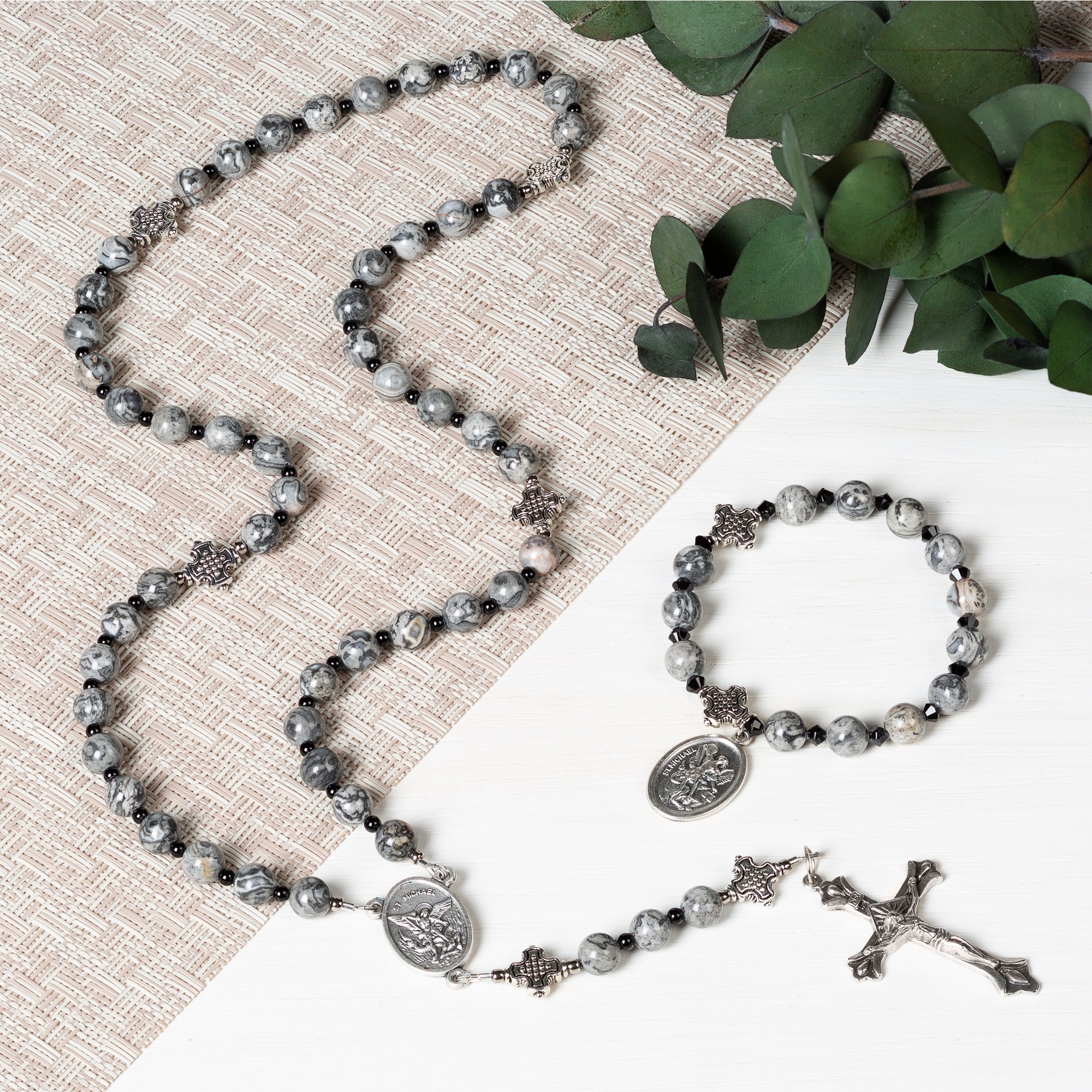Holy Souls Rosary with Rosary Bracelet (Gift Set) The Catholic Company®