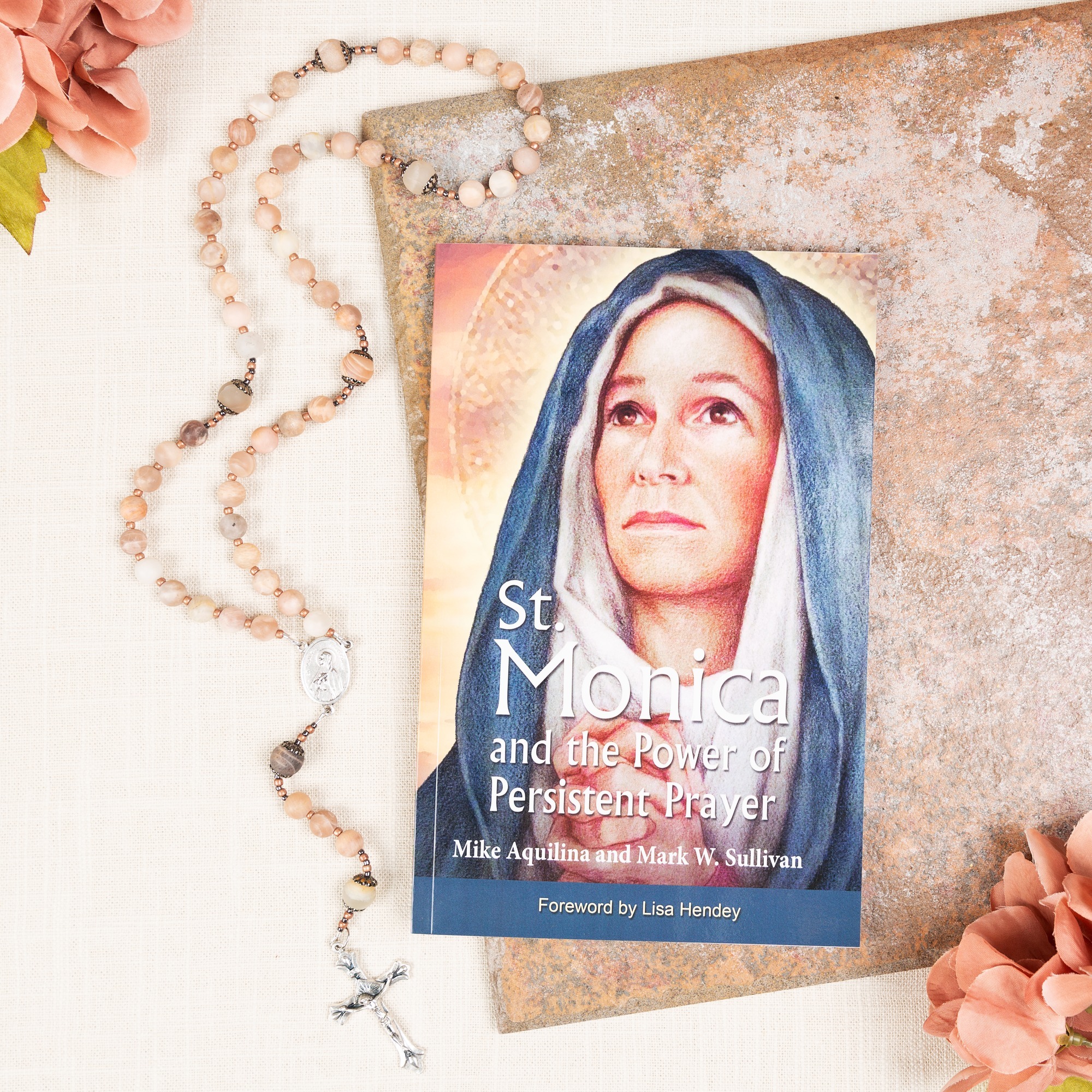 St. Monica Rosary & Saint Monica and the Power of Persistent Prayer (Gift Set) The Catholic