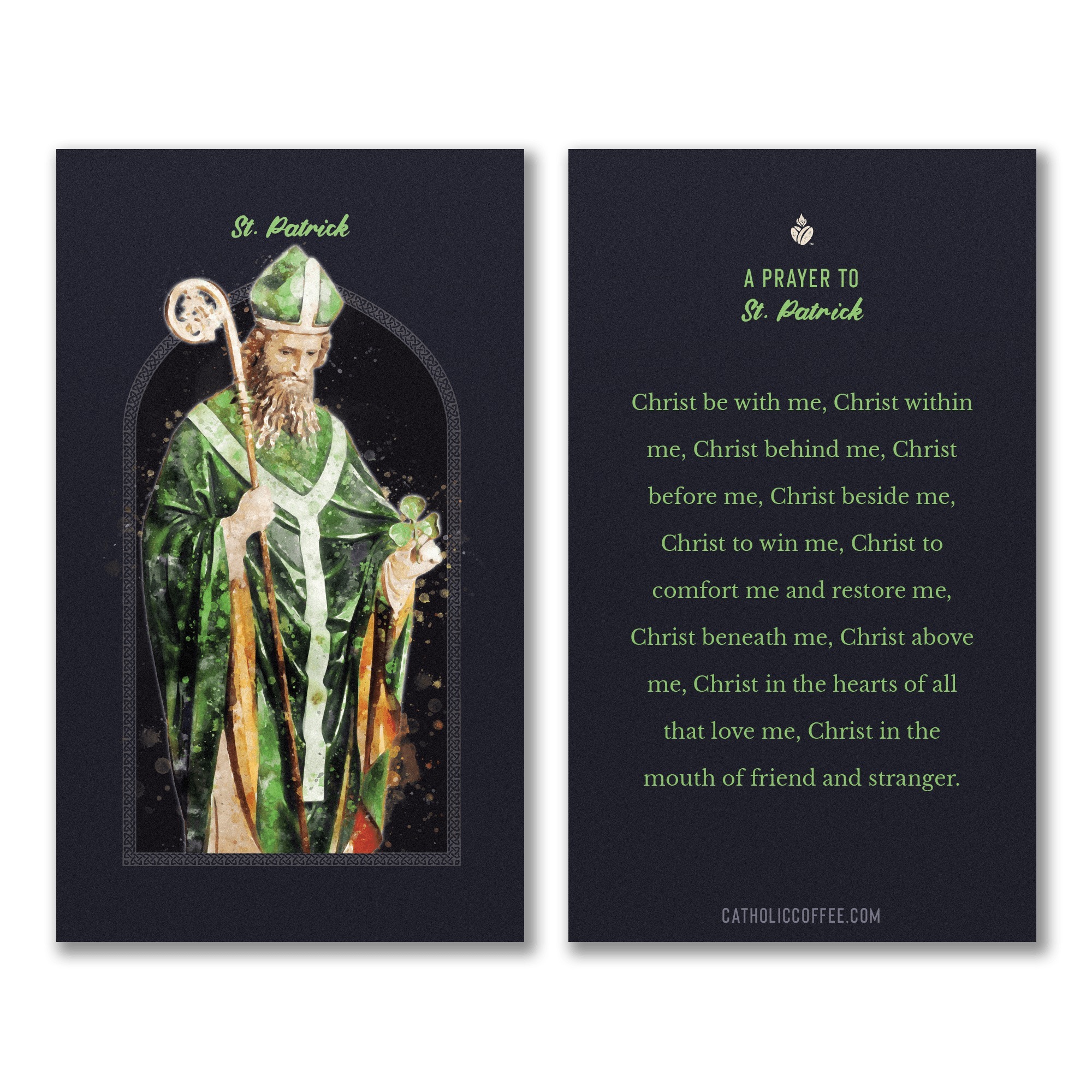 St. Patrick Prayer Cards Pack of 3 The Catholic Company®