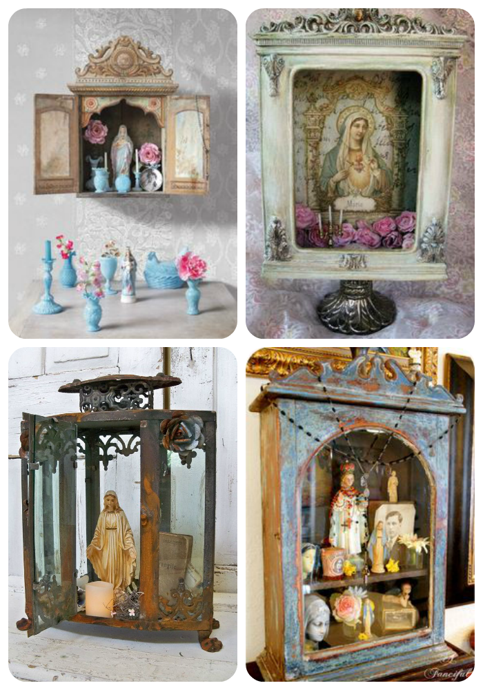How to Turn a Decorative Lantern into a DIY Saint Shrine The Catholic