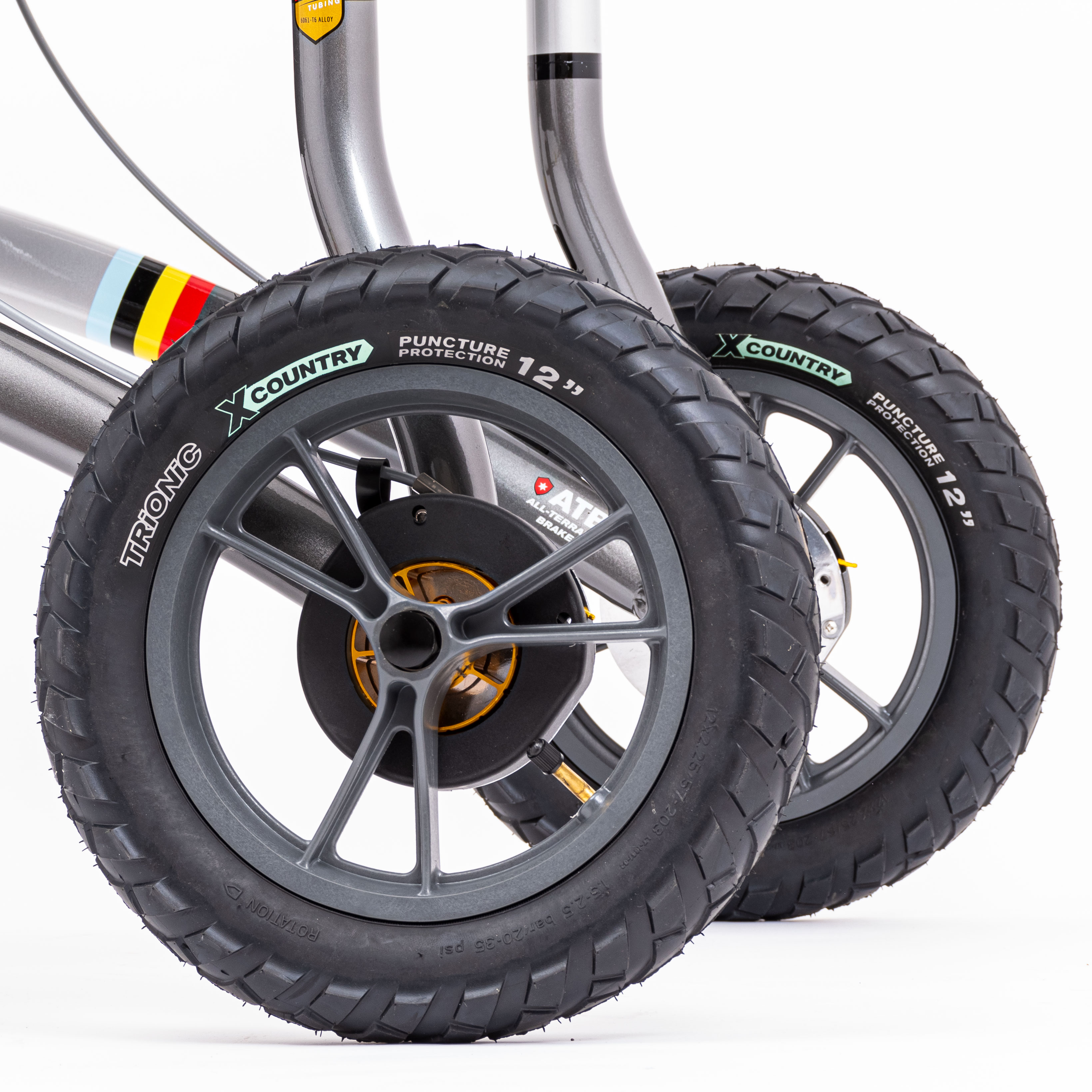 Veloped Trek 12er, G, verde/negro/anaranjado Veloped Trek Trionic