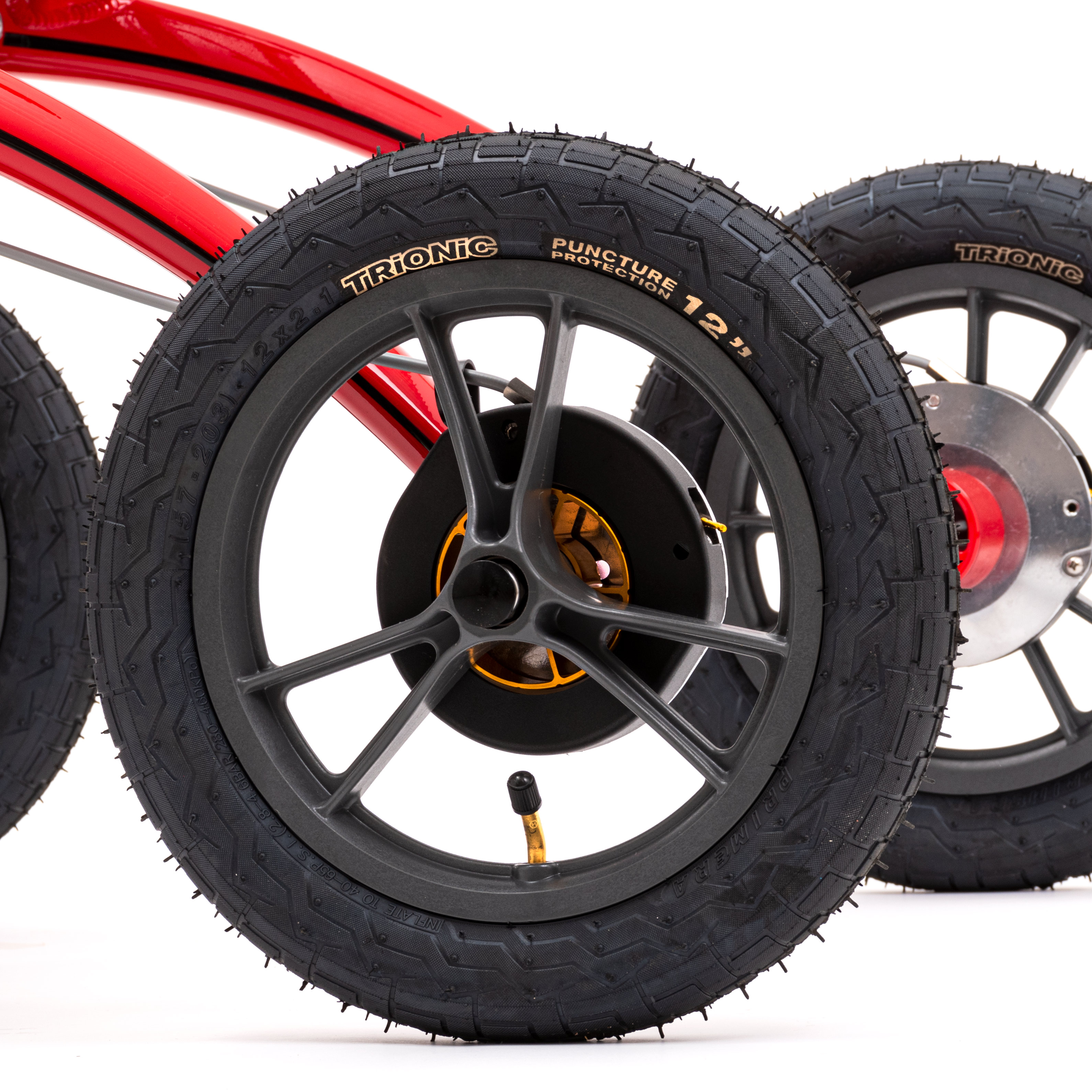 Rollator Walker 12er S Red w. black/black/grey Rollator Walker 12er