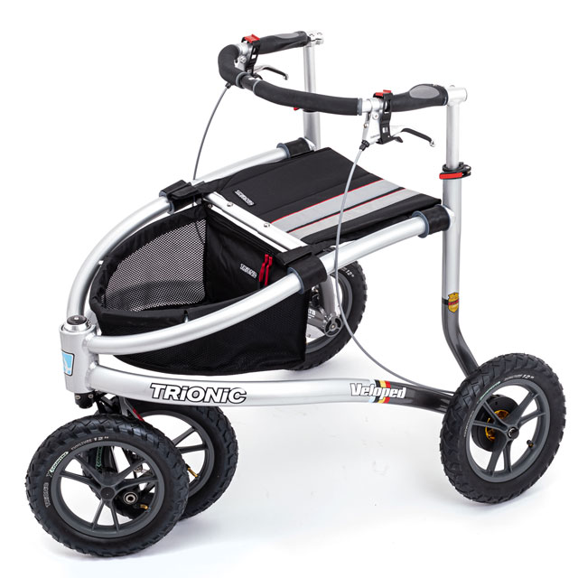All Terrain Outdoor Rollator/Walker with pneumatic tyres and seat
