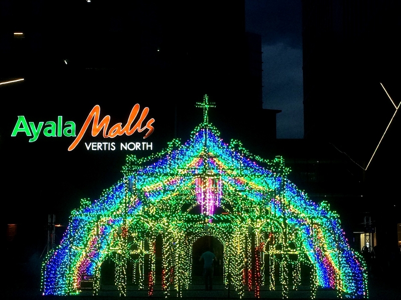 Ayala Land Brings the First Ever Vertis Northern Lights Show in Quezon City