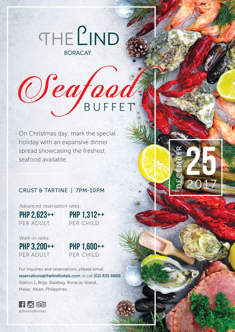 Seafood Buffet by The Lind Boracay TripZillaSTAYS