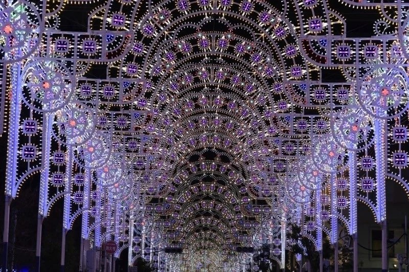 Outdoor commercial Christmas lights