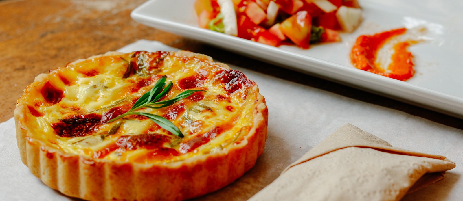 Quiche Lorraine contains which of these ingredients?