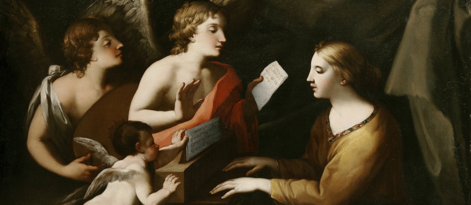 Who is the patron saint of music?